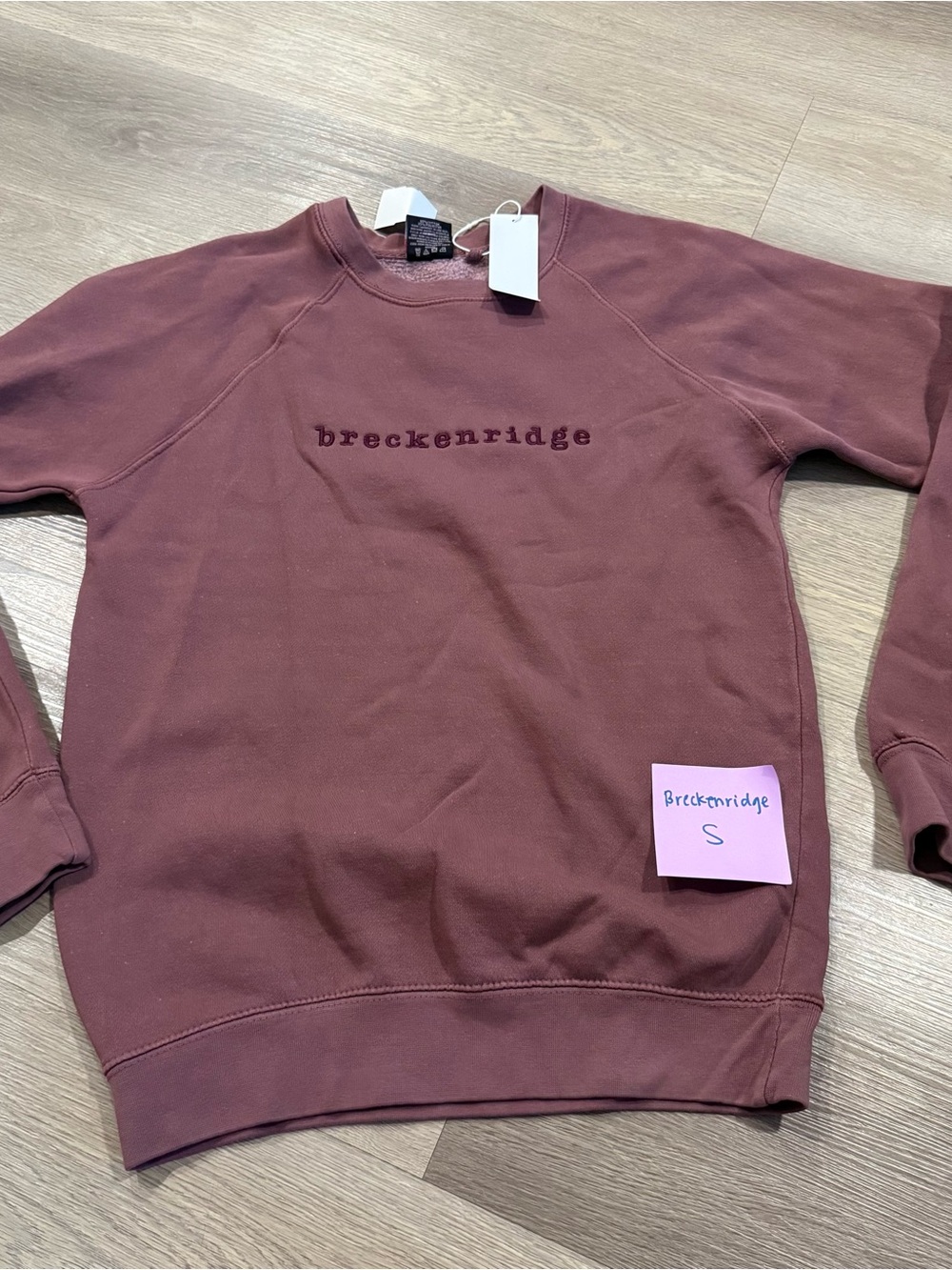 Breckenridge Women's Crewneck Sweatshirt - maroon